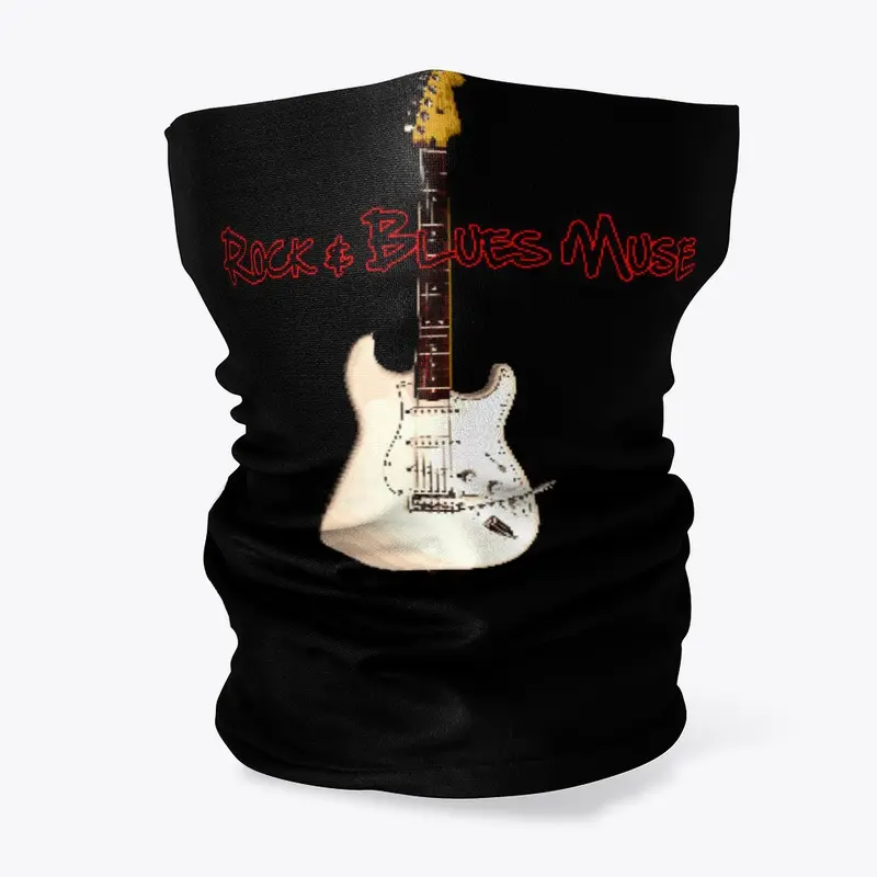 White Guitar with Logo